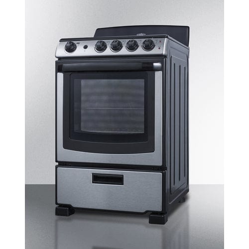 Summit Refrigerators Summit PROEL24SS 24" Wide Electric Coil Range