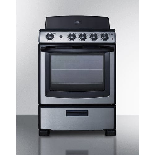 Summit Refrigerators Summit PROEL24SS 24" Wide Electric Coil Range