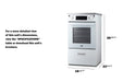 Summit Induction Range Summit REN20W2 20" Wide Induction Range