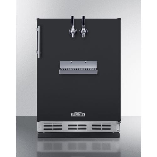 Summit Kegerator Summit SBC58BFRTP | 24" Wide Front Tap Built-In Beer Kegerator