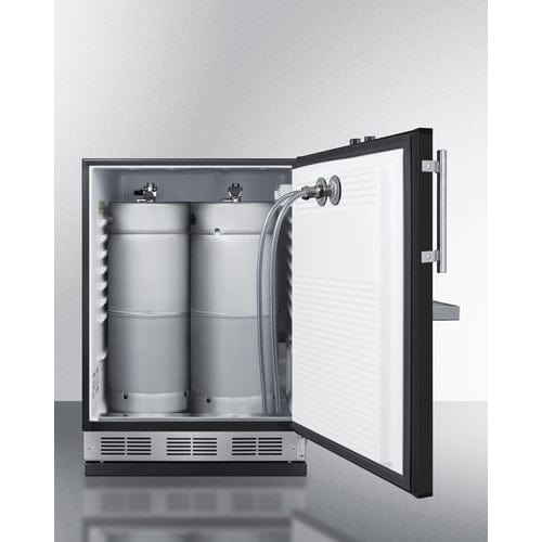Summit Kegerator Summit SBC58BFRTP | 24" Wide Front Tap Built-In Beer Kegerator