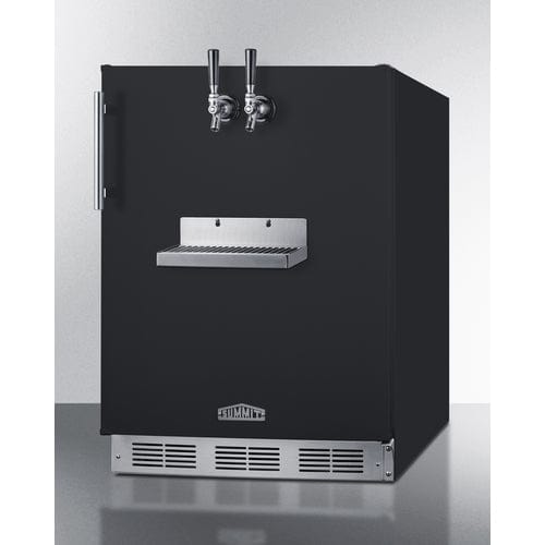 Summit Kegerator Summit SBC58BFRTPADA | 24" Wide Front Tap Built-In Beer Kegerator