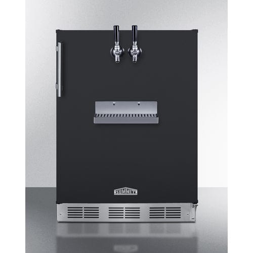 Summit Kegerator Summit SBC58BFRTPADA | 24" Wide Front Tap Built-In Beer Kegerator