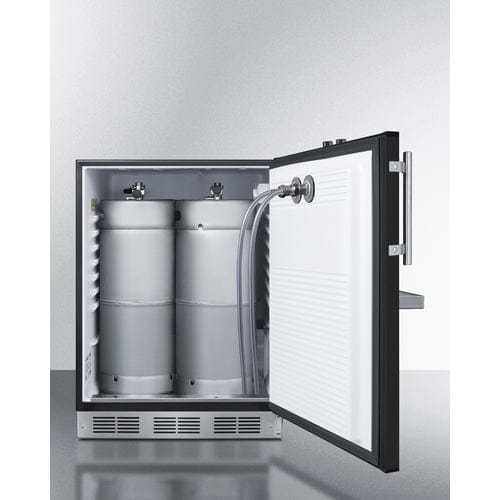 Summit Kegerator Summit SBC58BFRTPADA | 24" Wide Front Tap Built-In Beer Kegerator