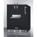 Summit Kegerator Summit SBC58BFRTPCFADALHD | 24" Wide Front Tap Built-In Cold Brew Coffee Kegerator | ADA