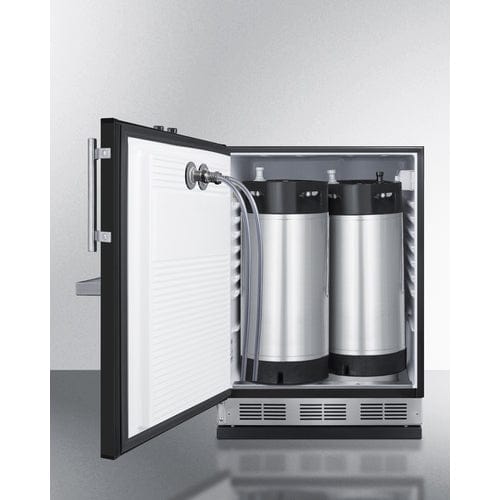 Summit Kegerator Summit SBC58BFRTPCFLHD | 24" Wide Front Tap Built-In Cold Brew Coffee Kegerator
