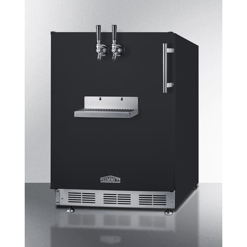 Summit Kegerator Summit SBC58BFRTPCFLHD | 24" Wide Front Tap Built-In Cold Brew Coffee Kegerator