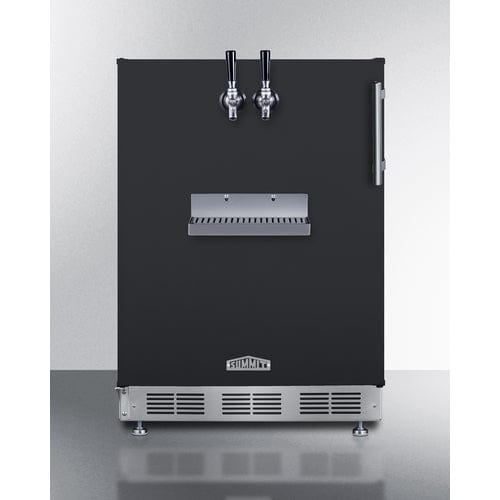 Summit Kegerator Summit SBC58BFRTPCFLHD | 24" Wide Front Tap Built-In Cold Brew Coffee Kegerator