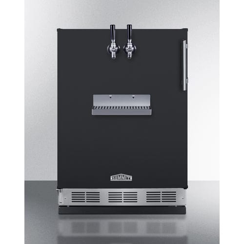 Summit Kegerator Summit SBC58BFRTPLHD | 24" Wide Front Tap Built-In Beer Kegerator