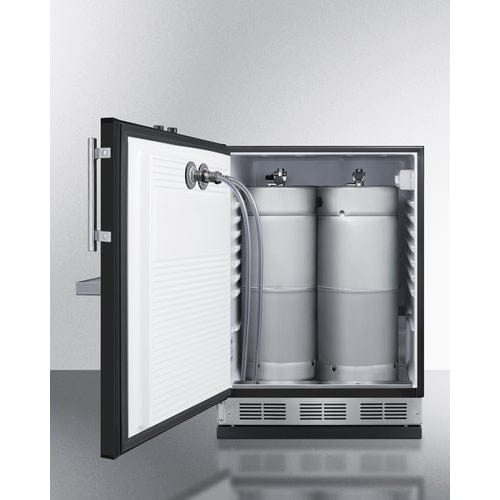Summit Kegerator Summit SBC58BFRTPLHD | 24" Wide Front Tap Built-In Beer Kegerator