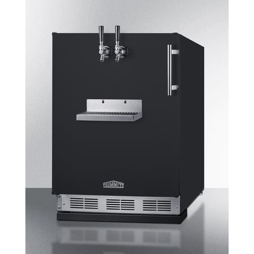 Summit Kegerator Summit SBC58BFRTPLHD | 24" Wide Front Tap Built-In Beer Kegerator