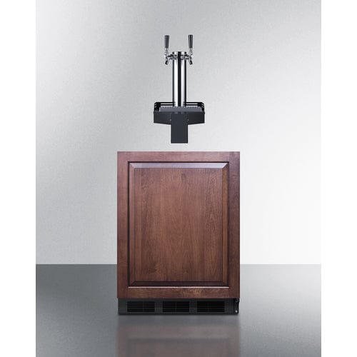 Summit Refrigerators Summit SBC58BLIFFLTWADA 24" Wide Built-In Floating Tap Beer Kegerator, ADA-Compliant