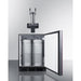 Summit Refrigerators Summit SBC58BLIFFLTWADA 24" Wide Built-In Floating Tap Beer Kegerator, ADA-Compliant