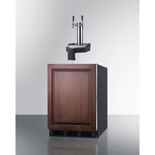 Summit Refrigerators Summit SBC58BLIFFLTWADA 24" Wide Built-In Floating Tap Beer Kegerator, ADA-Compliant