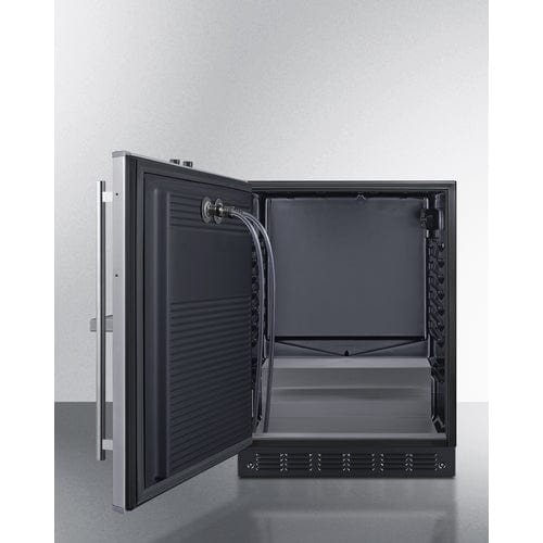 Summit Kegerator Summit SBC7BRSFRTPADALHD | 24" Wide Front Tap Built-In Beer Kegerator |  ADA
