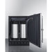 Summit Kegerator Summit SBC7BRSFRTPCF | 24" Wide Front Tap Built-In Cold Brew Coffee Kegerator