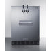 Summit Kegerator Summit SBC7BRSFRTPCFADALHD | 24" Wide Front Tap Built-In Cold Brew Coffee Kegerator | ADA