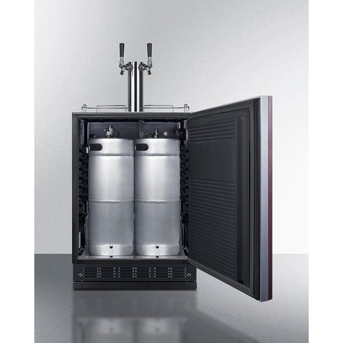 Summit Refrigerators Summit SBC7BRSIFWK2 24" Wide Wine Kegerator (Panel Not Included)