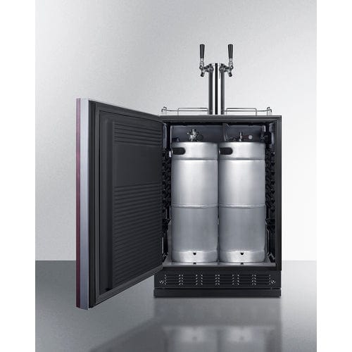 Summit Kegerator Summit SBC7BRSIFWK2LHD | 24" Wide Wine Kegerator