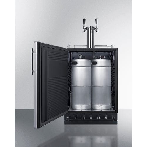 Summit Kegerator Summit SBC7BRSWK2LHD 24" Wide Wine Kegerator