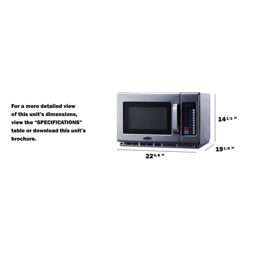 Summit Microwave Summit SCM2100M2 | 23" Wide Countertop Microwave