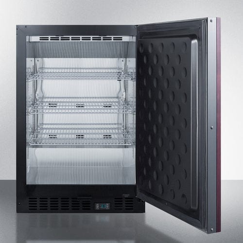 Summit Healthcare Refrigerator Summit SCR610BLSDV1IF | 24" Wide Built-In Beverage Center