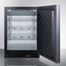Summit Healthcare Refrigerator Summit SCR610BLSDV1IF | 24" Wide Built-In Beverage Center