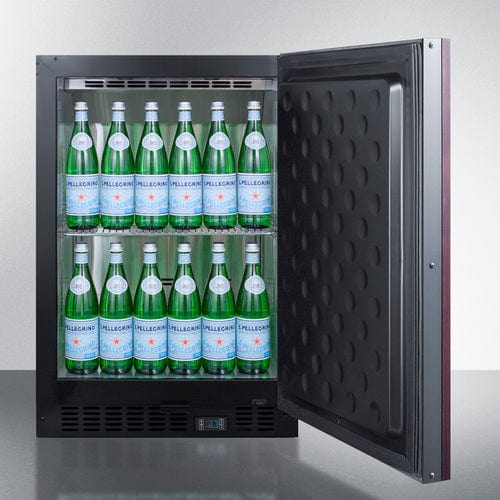 Summit Healthcare Refrigerator Summit SCR610BLSDV1IF | 24" Wide Built-In Beverage Center