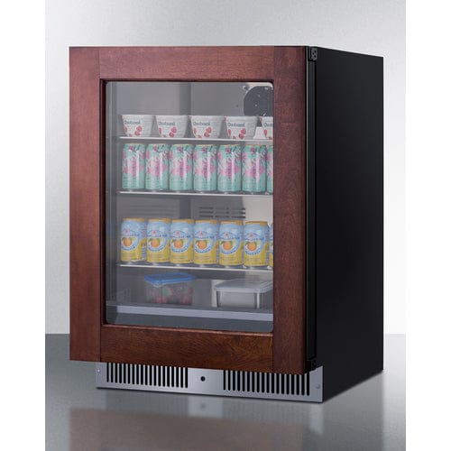 Summit Kegerator Summit SDHG2443PNR 24" Wide Built-In Beverage Center (Panel Not Included)