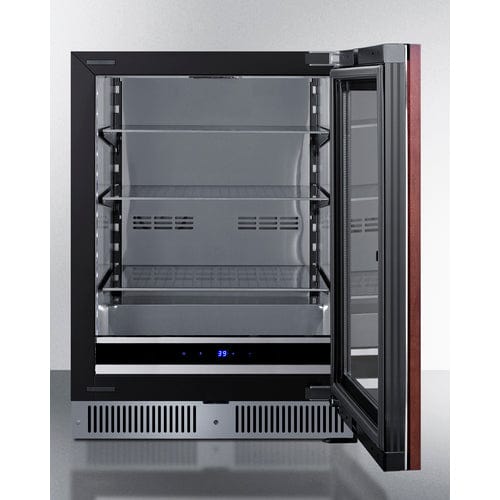 Summit Kegerator Summit SDHG2443PNRLHD 24" Wide Built-In Beverage Center (Panel Not Included)