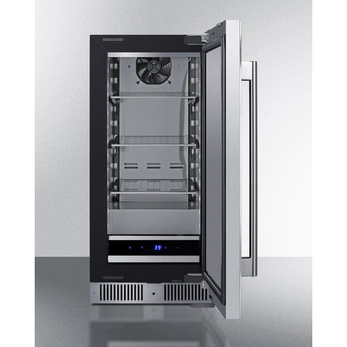 Summit Refrigerators Summit SDHR1534LHD 15&quot; Wide Built-In All-Refrigerator