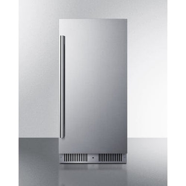 Summit Refrigerators Summit SDHR1534LHD 15" Wide Built-In All-Refrigerator
