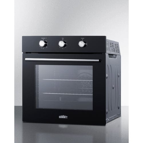 Summit Electric Oven Summit SGW241BK | 24" Wide Gas Wall Oven