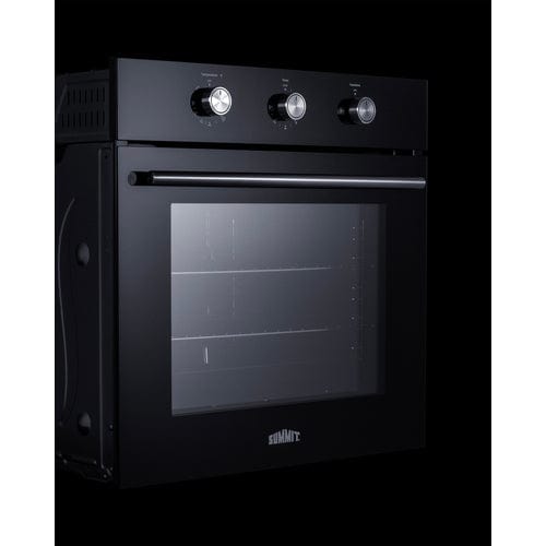 Summit Electric Oven Summit SGW241BK | 24" Wide Gas Wall Oven