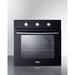 Summit Electric Oven Summit SGW241BK | 24" Wide Gas Wall Oven