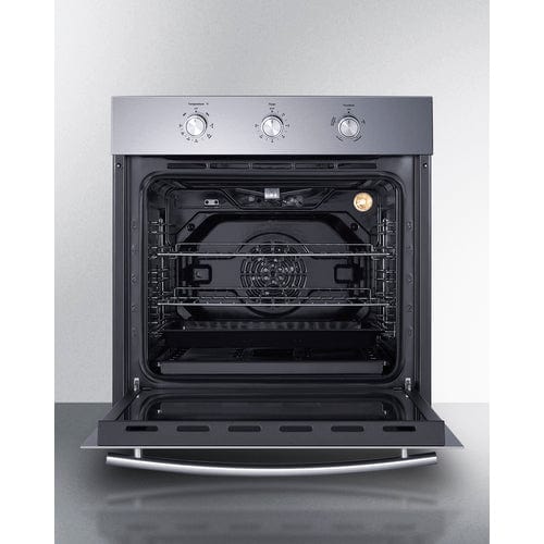 Summit Electric Oven Summit SGW243SS | 24" Wide Gas Wall Oven