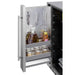 Summit Outdoor All-Refrigerator Summit Shallow Depth 24" Wide Outdoor Built-In All-Refrigerator With Slide-Out Storage Compartment SPR196OS24