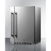 Summit Outdoor All-Refrigerator Summit Shallow Depth 24" Wide Outdoor Built-In All-Refrigerator With Slide-Out Storage Compartment SPR196OS24