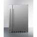 Summit Outdoor All-Refrigerator Summit Shallow Depth 24" Wide Outdoor Built-In All-Refrigerator With Slide-Out Storage Compartment SPR196OS24