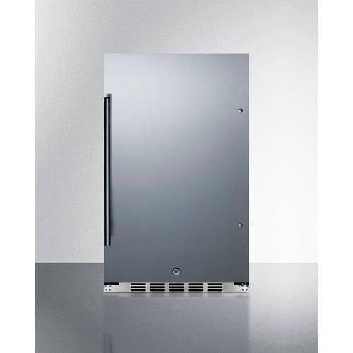 Summit Refrigerators Summit Shallow Depth Built-In All-Refrigerator FF195H34