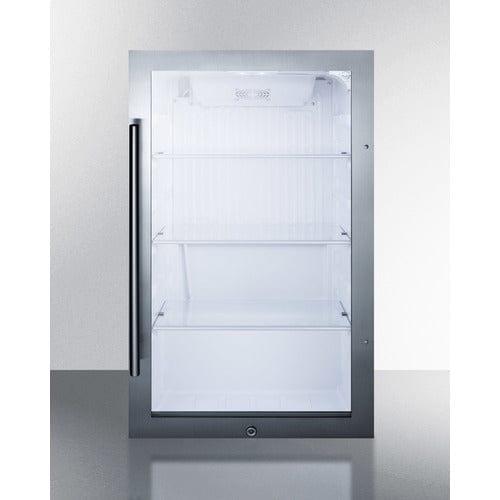 Summit Outdoor Beverage Cooler Summit Shallow Depth Indoor/Outdoor Beverage Cooler, ADA Compliant SPR489OSADA