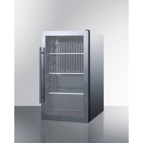 Summit Outdoor Beverage Cooler Summit Shallow Depth Indoor/Outdoor Beverage Cooler SPR488BOSCSS