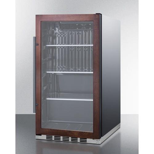 Summit Outdoor Beverage Cooler Summit Shallow Depth Indoor/Outdoor Beverage Cooler SPR488BOSCSSPNR