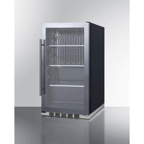 Summit Outdoor Beverage Cooler Summit Shallow Depth Indoor/Outdoor Beverage Cooler SPR488BOSH34