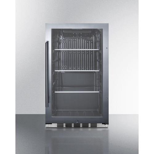 Summit Outdoor Beverage Cooler Summit Shallow Depth Indoor/Outdoor Beverage Cooler SPR488BOSH34CSS