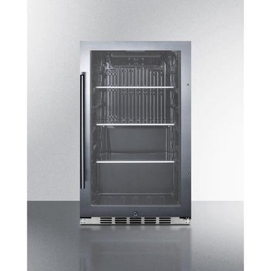 Summit Outdoor Beverage Cooler Summit Shallow Depth Indoor/Outdoor Beverage Cooler SPR488BOSH34CSS