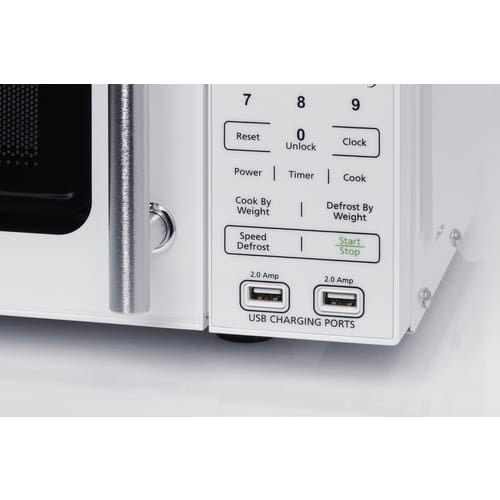 Summit Microwave Summit SM904WA | Compact Microwave with USB Ports and Allocator