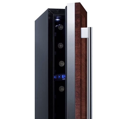 Summit Wine Cellar Summit SWC007H34PNR | 6" Wide Built-In Wine Cellar