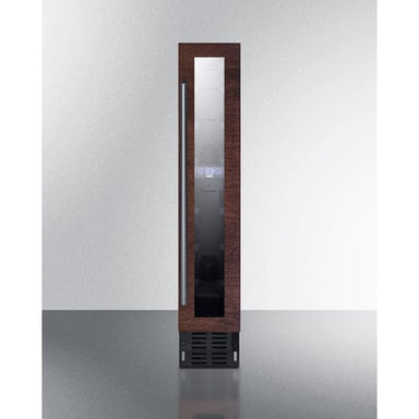 Summit Wine Cellar Summit SWC007H34PNR | 6" Wide Built-In Wine Cellar