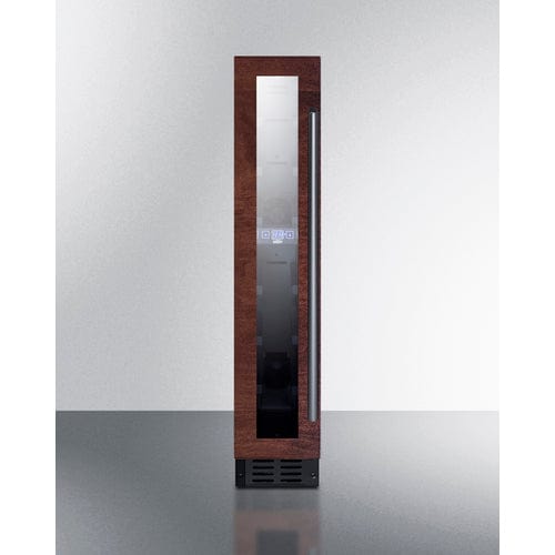 Summit Wine Cellar Summit SWC007PNRLHD | 6" Wide Built-In Wine Cellar | ADA Height